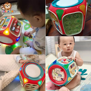 اسباب بازی هشت ضلعی هوش موزیکال Baby enlightenment octahedron_اسباب بازی